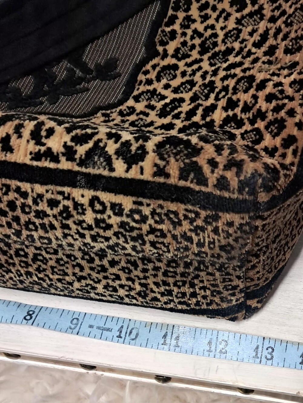 Salty Dog Leopard-Print Tote with Faux-Fur Trim - Picture 7 of 7